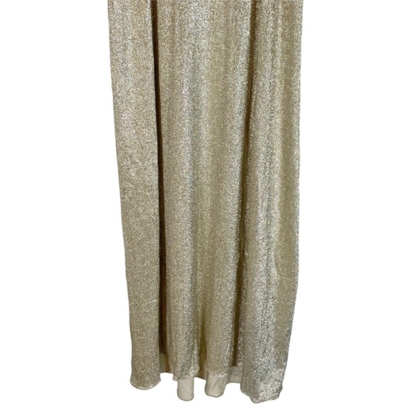 Paco Rabanne Gold Spaghetti Strap Slip Dress - Picture 7 of 11